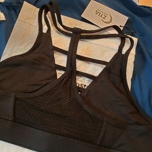 Zyia Black Grid Bra